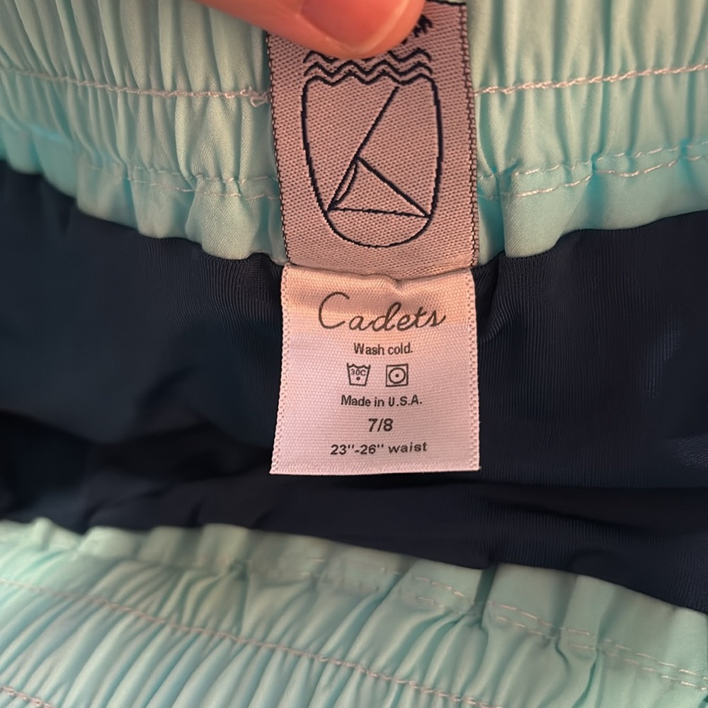 Cadets Swim Shorts in Blue SZ 7/8 NWOT - Picture 3 of 3